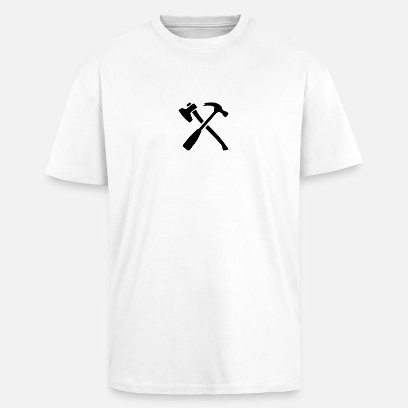 Tools - Unisex Oversized Heavyweight T-shirt - white