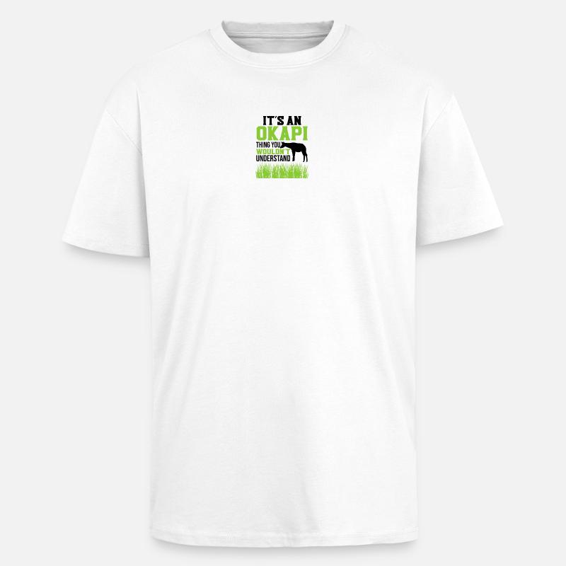 Ist ein Okapi - Oversized Heavyweight Unisex T-Shirt - Weiß
