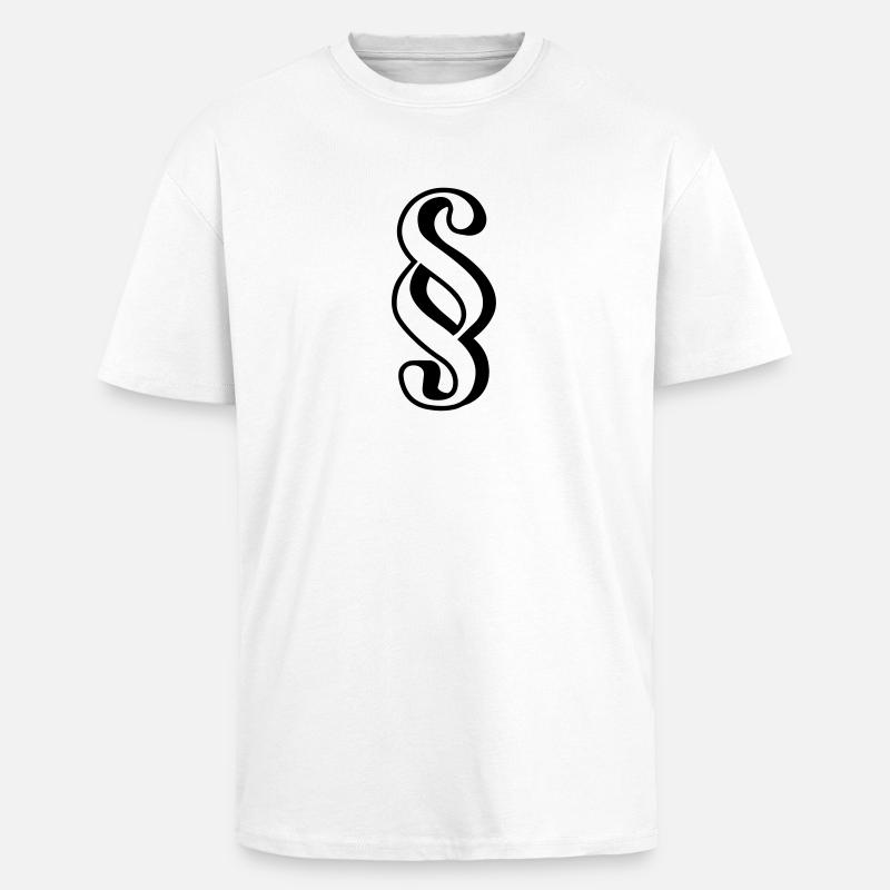 Paragraph - Oversized Heavyweight Unisex T-Shirt - Weiß