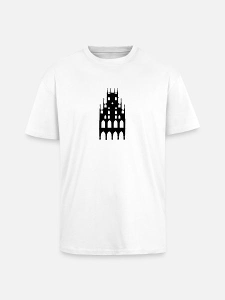 Münster - Oversized Heavyweight Unisex T-Shirt - Weiß