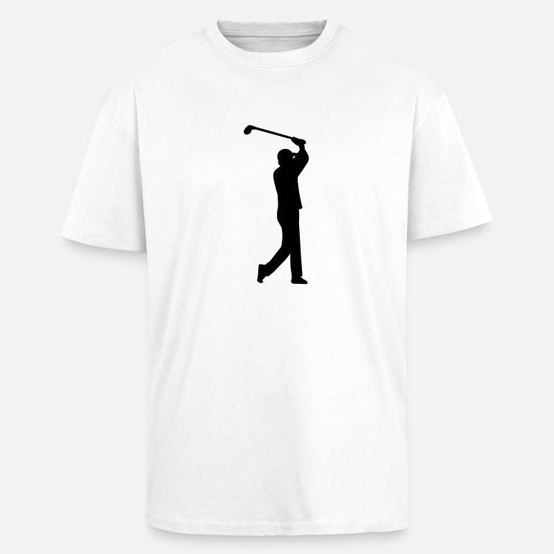 Golf - T-shirt unisexe oversize épais - blanc