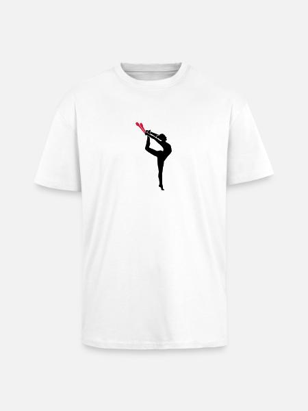 Gymnastik - Oversized Heavyweight Unisex T-Shirt - Weiß
