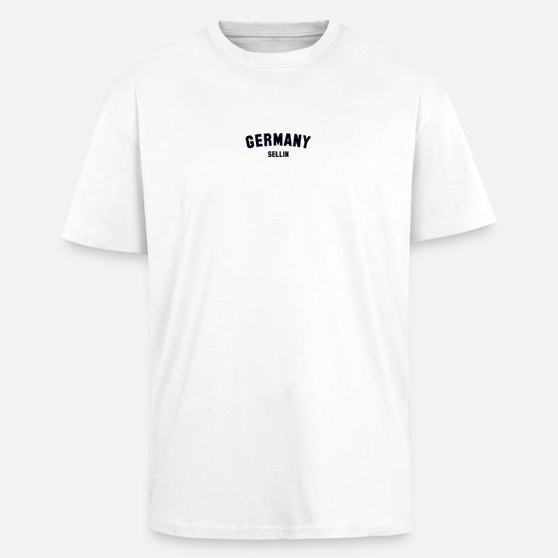 SELLIN Germany - Oversized Heavyweight Unisex T-Shirt - Weiß