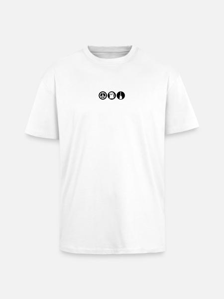 Konzert - Oversized Heavyweight Unisex T-Shirt - Weiß