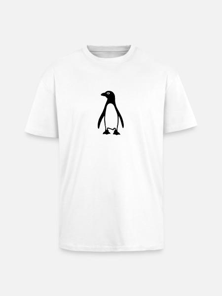 Manchot - T-shirt unisexe oversize épais - blanc