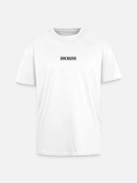 Dub Music - Oversized Heavyweight Unisex T-Shirt - Weiß
