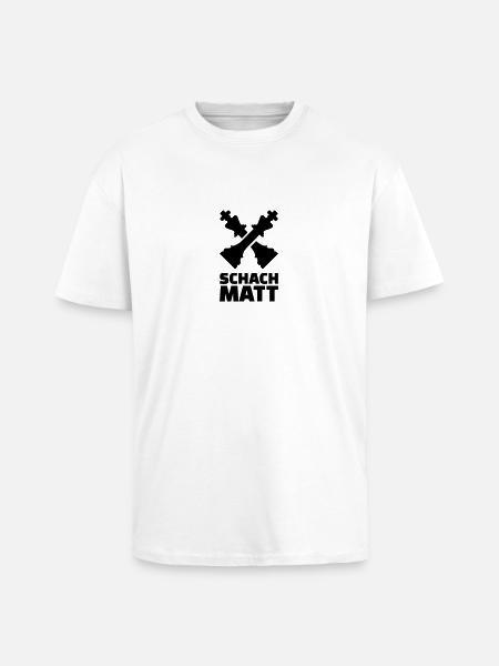 Schach - Oversized Heavyweight Unisex T-Shirt - Weiß
