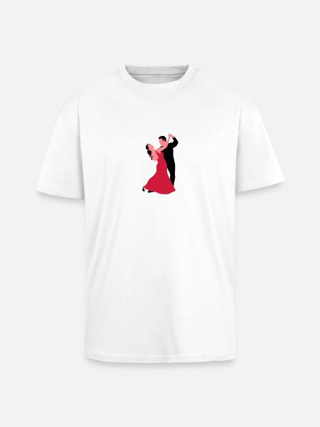 tanzpaar_f_3c - Unisex Oversized Heavyweight T-shirt - white