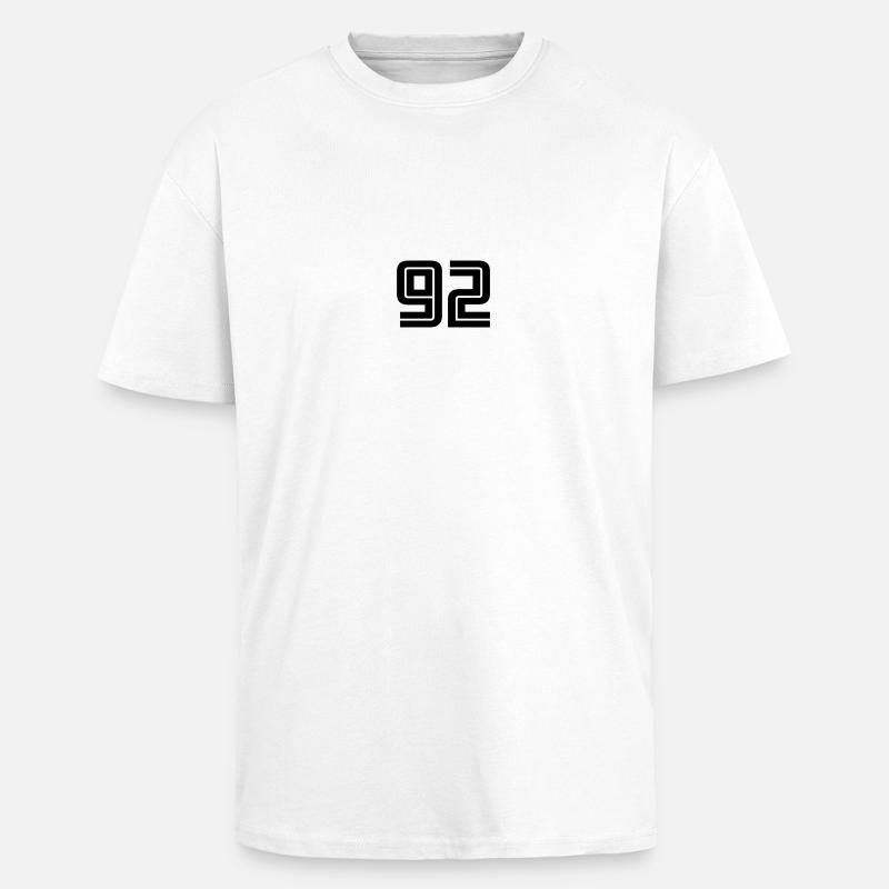 92 - Oversized Heavyweight Unisex T-Shirt - Weiß