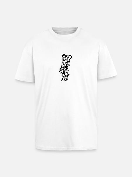 Portugal - Oversized Heavyweight Unisex T-Shirt - Weiß