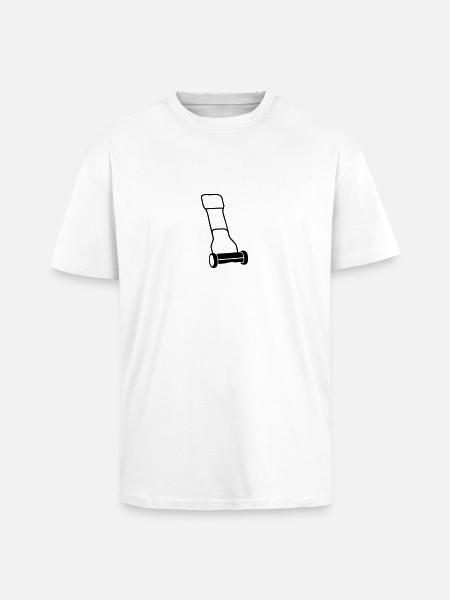 Rasenmäher Spindelmäher - Oversized Heavyweight Unisex T-Shirt - Weiß