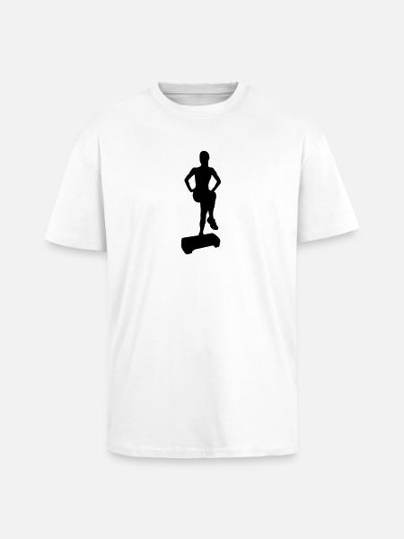 Aerobic - Oversized Heavyweight Unisex T-Shirt - Weiß