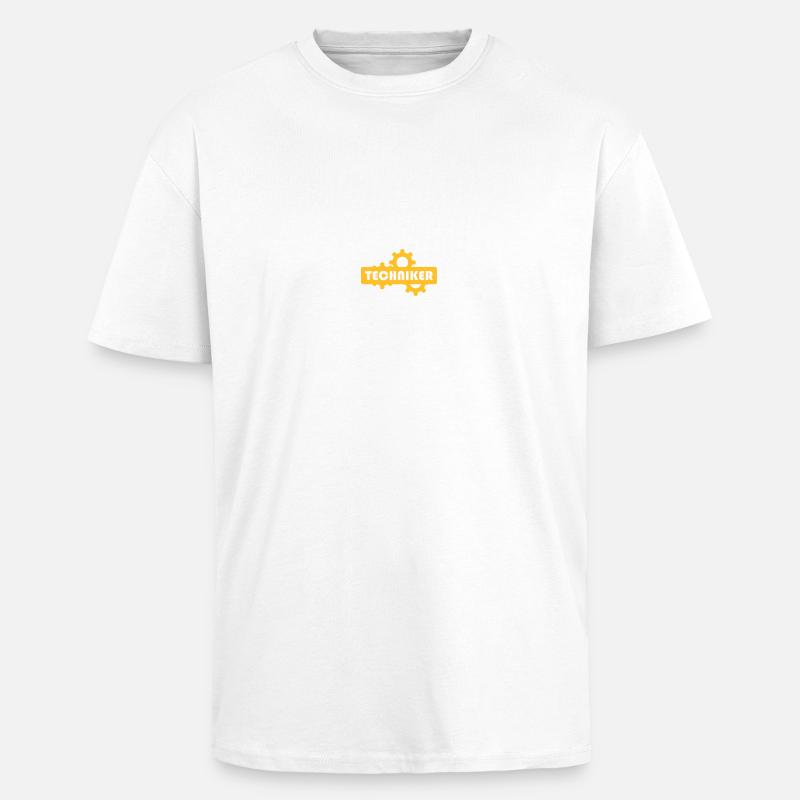 techniker - Oversized Heavyweight Unisex T-Shirt - Weiß
