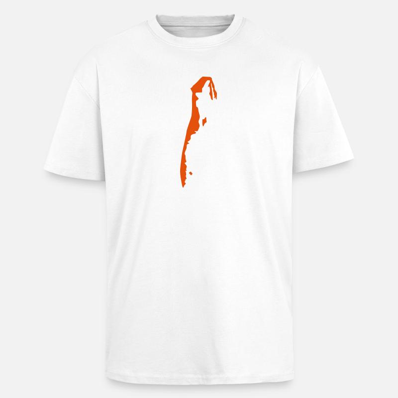 Hiddensee - Oversized Heavyweight Unisex T-Shirt - Weiß