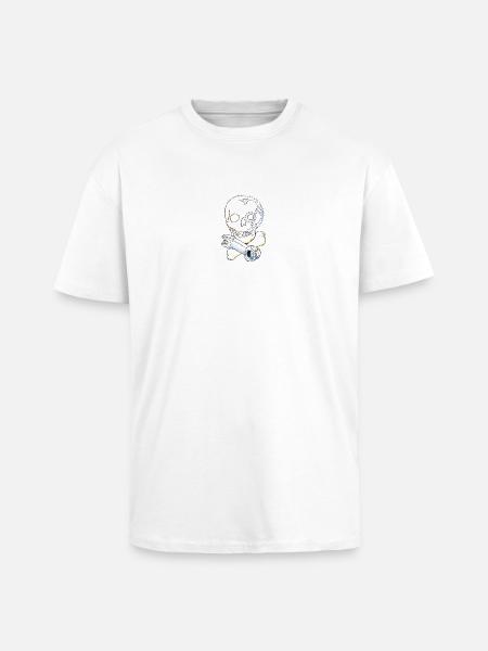 Sir Stemalot - Unisex Oversized Heavyweight T-shirt - white