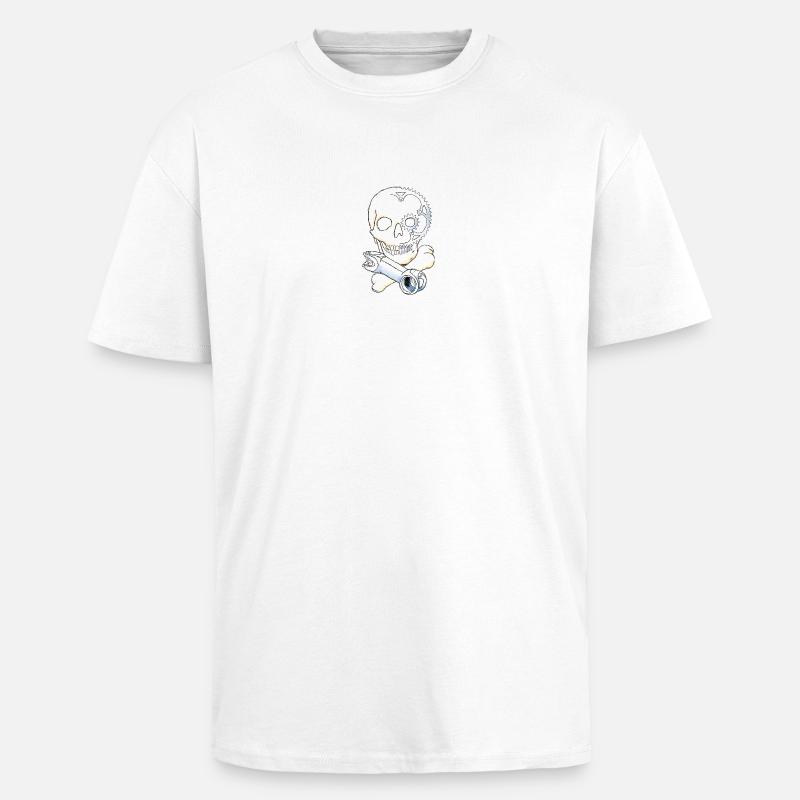 Sir Stemalot - T-shirt unisexe oversize épais - blanc