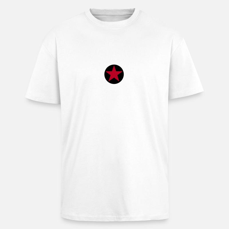 SternKreis 2col - Oversized Heavyweight Unisex T-Shirt - Weiß