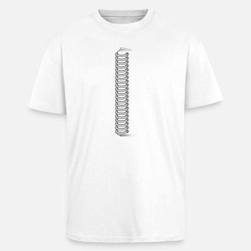 POSTSCRIPT - Unisex Oversized Heavyweight T-shirt - white