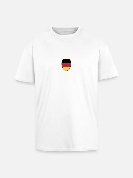 Wappen_von_Deutschland-3c - Oversized Heavyweight Unisex T-Shirt - Weiß