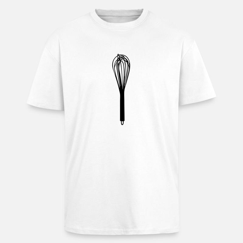 Schneebesen - Oversized Heavyweight Unisex T-Shirt - Weiß