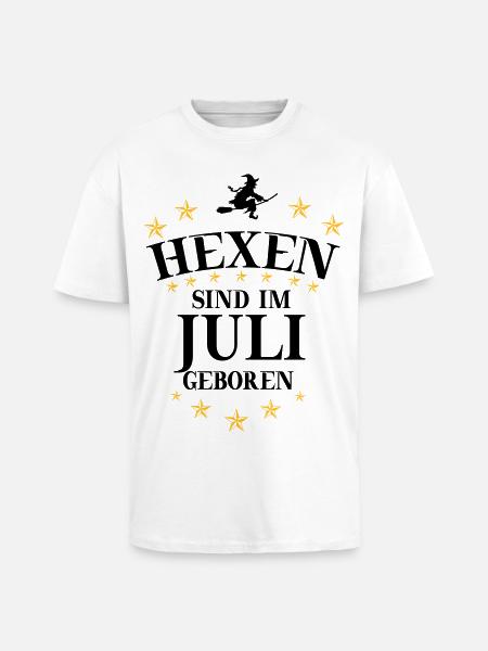 Witch July - Unisex Oversized Heavyweight T-shirt - white