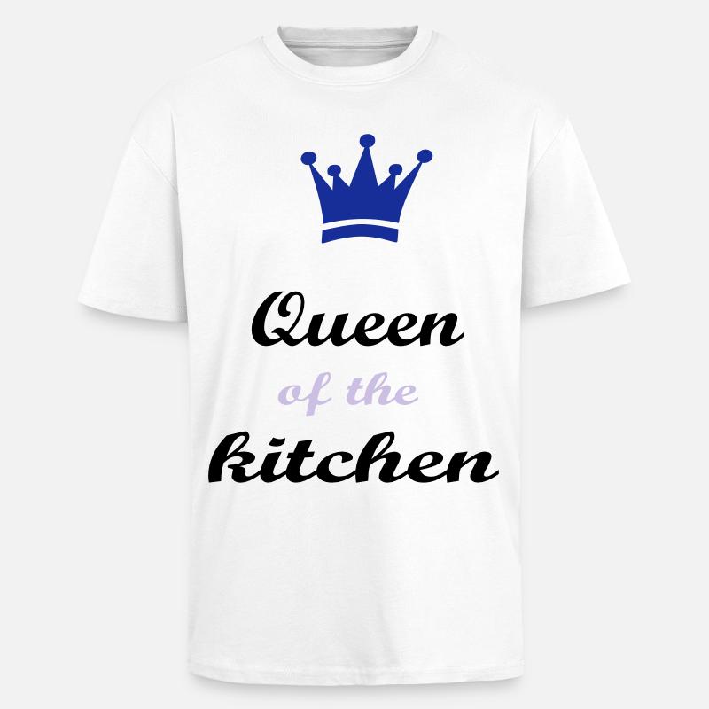 Kochen - Oversized Heavyweight Unisex T-Shirt - Weiß