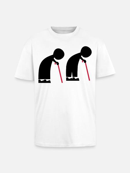 People - Unisex Oversized Heavyweight T-shirt - white