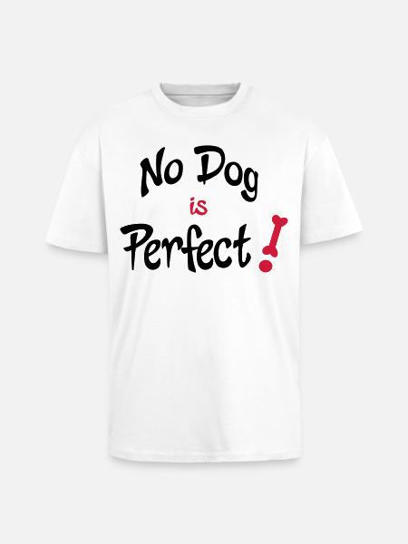 funny dog - Unisex Oversized Heavyweight T-shirt - white