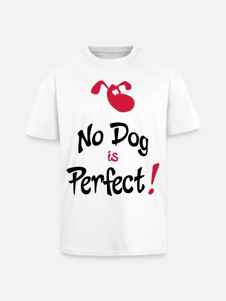 humorous dog - Unisex Oversized Heavyweight T-shirt - white