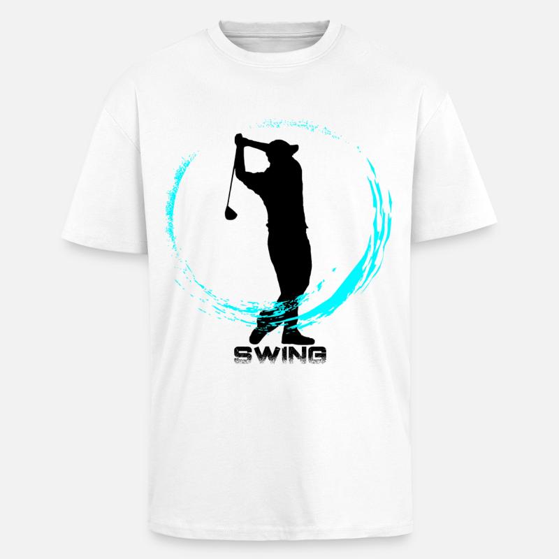 Der Golf - Oversized Heavyweight Unisex T-Shirt - Weiß