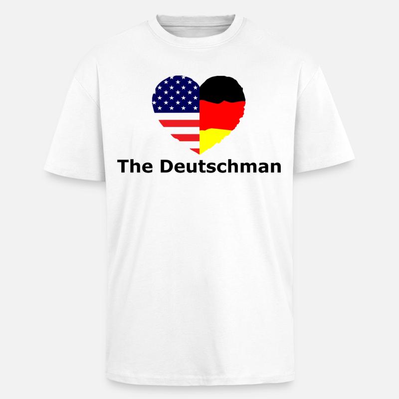 Der Deutschmann - Oversized Heavyweight Unisex T-Shirt - Weiß