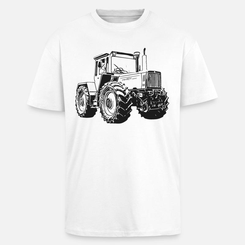 MB trac 1800 intercooler Traktor - Oversized Heavyweight Unisex T-Shirt - Weiß