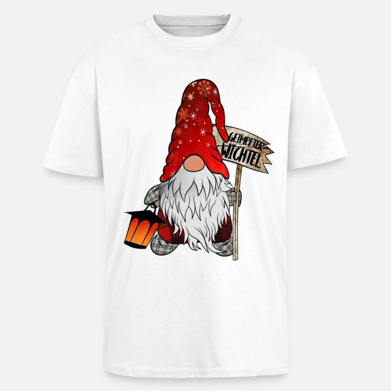Geimpfter Wichtel - Oversized Heavyweight Unisex T-Shirt - Weiß