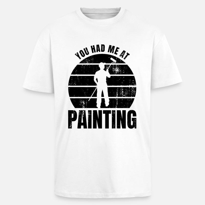 Vous m’avez eu à Malen - T-shirt unisexe oversize épais - blanc