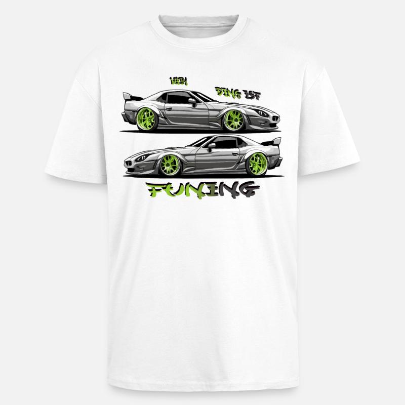 Mein Ding ist Tuning - Oversized Heavyweight Unisex T-Shirt - Weiß