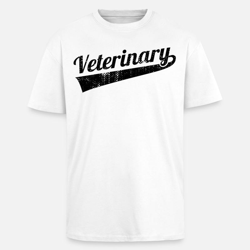 Tierarzt - Oversized Heavyweight Unisex T-Shirt - Weiß