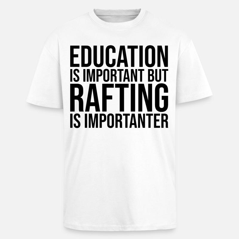 Rafting - Oversized Heavyweight Unisex T-Shirt - Weiß