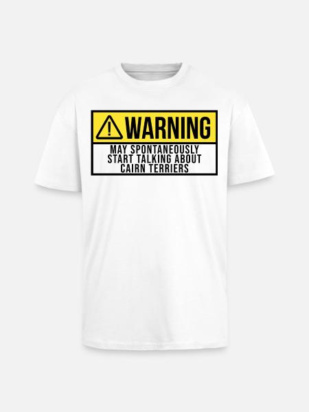 cairnterrier - Unisex oversized heavyweight t-shirt - hvid
