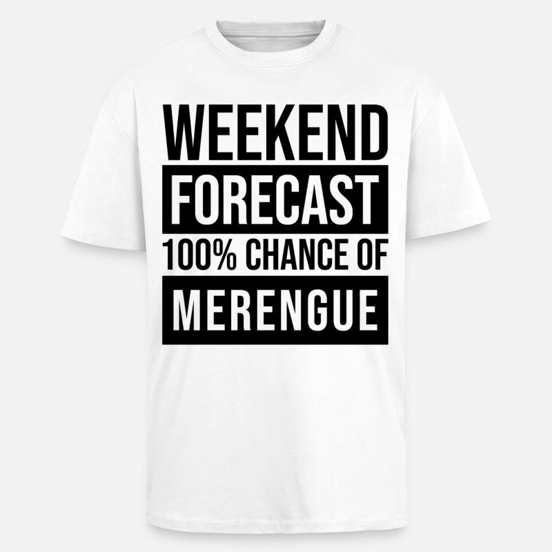 Merengue - Oversized Heavyweight Unisex T-Shirt - Weiß