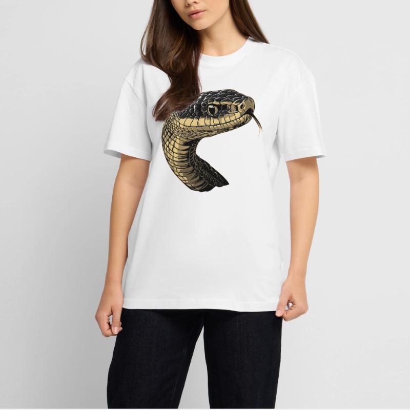 Serpent Python Cobra Mamba Serpent à sonnettes Serpent T-shirt unisexe oversize épais