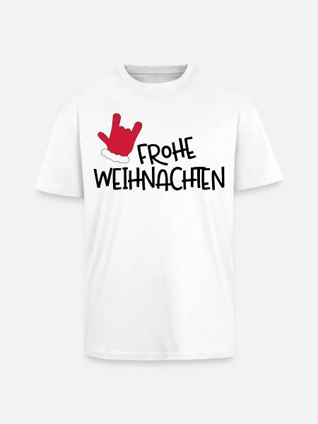 Merry Christmas - Unisex Oversized Heavyweight T-shirt - white