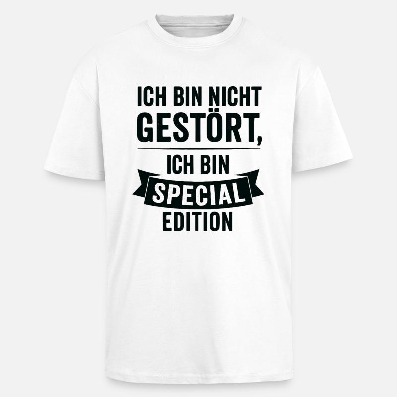 Ich bin Special Edition - Oversized Heavyweight Unisex T-Shirt - Weiß