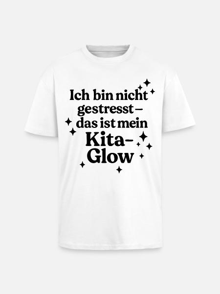 Ich bin nicht gestresst... - Oversized Heavyweight Unisex T-Shirt - Weiß