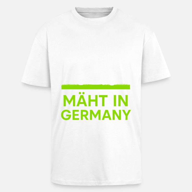 Mäht in Germany  - Oversized Heavyweight Unisex T-Shirt - Weiß
