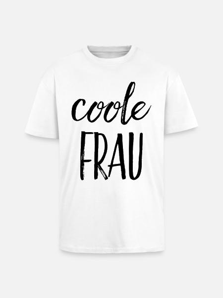 Femme cool - T-shirt unisexe oversize épais - blanc