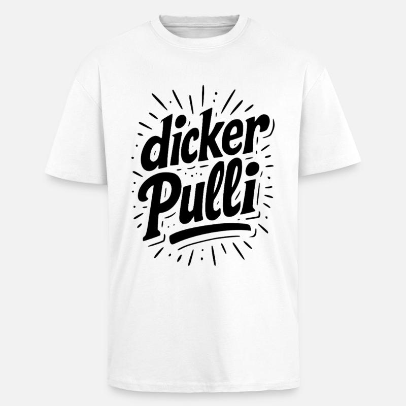 dicker Pulli - Oversized Heavyweight Unisex T-Shirt - Weiß