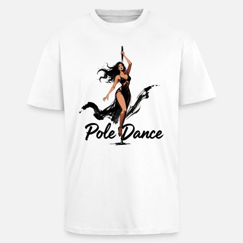 Pole Dance Poledancerin ästhetisch Geschenk - Oversized Heavyweight Unisex T-Shirt - Weiß