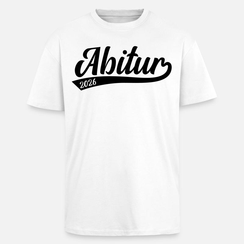 Abitur Abi 2026 - Oversized Heavyweight Unisex T-Shirt - Weiß