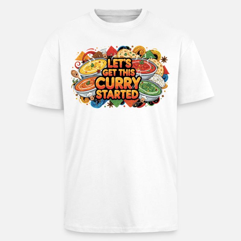 Let's get Curry started - Oversized Heavyweight Unisex T-Shirt - Weiß
