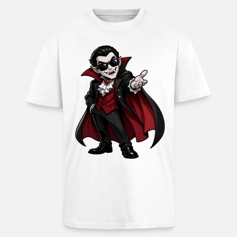Vampire - Unisex Oversized Heavyweight T-shirt - white